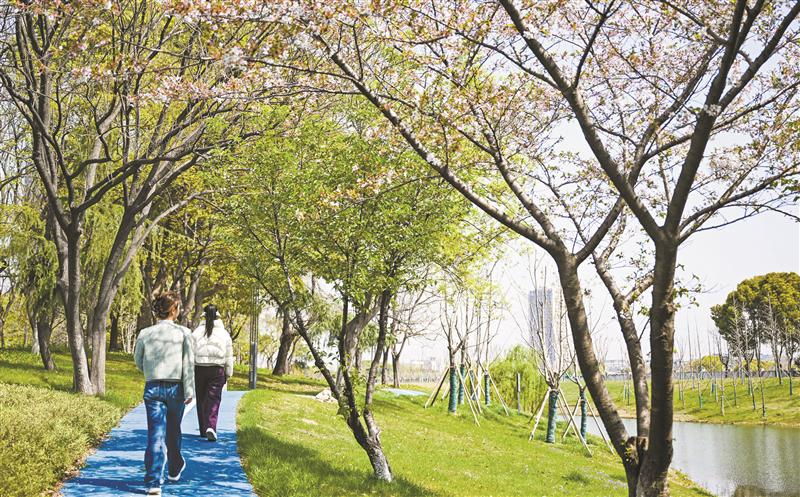 綠化景觀串聯(lián)16個(gè)園區(qū)、2片住宅區(qū)和6個(gè)公園 “超級(jí)公園大道”亮相新吳  